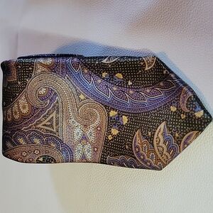 Robert Talbott Best Of Nordstrom Purple/Gold/Green Paisley Tie